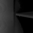 Luxurious Cabinet with Unique Support Legs and Adjustable Shelves