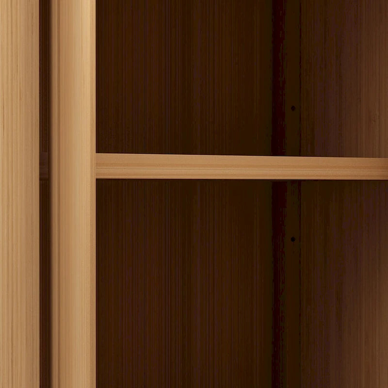 Large Capacity Bamboo Storage Cabinet Furniture for Bathroom Living Room with Shelves