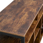 Sideboard with Open Shelves and Anti-Tipping Kit