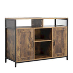 Sideboard with Open Shelves and Anti-Tipping Kit