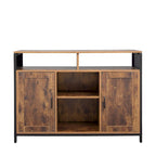 Sideboard with Open Shelves and Anti-Tipping Kit