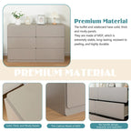 6-Drawer Dresser and Storage Cabinet – Gray