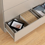 6-Drawer Dresser and Storage Cabinet – Gray
