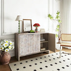 3-Door Wooden Cabinet Sideboard Buffet