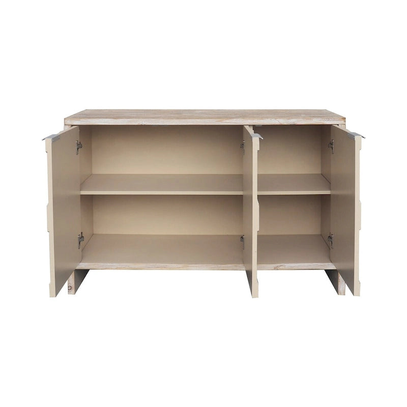 3-Door Wooden Cabinet Sideboard Buffet