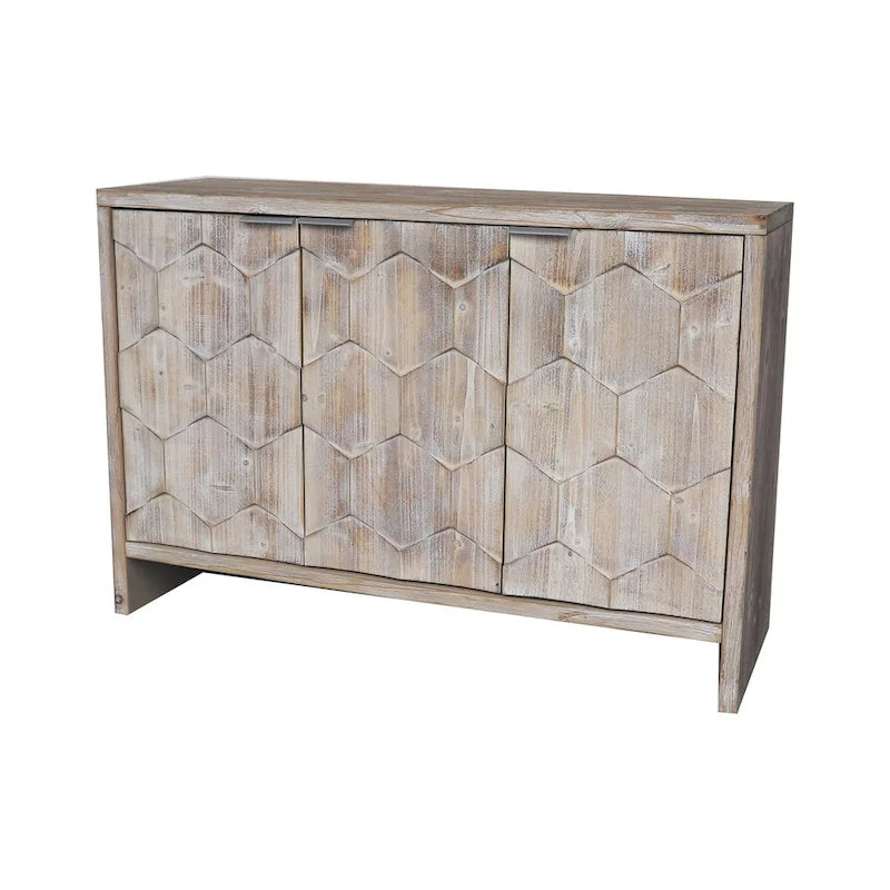 3-Door Wooden Cabinet Sideboard Buffet