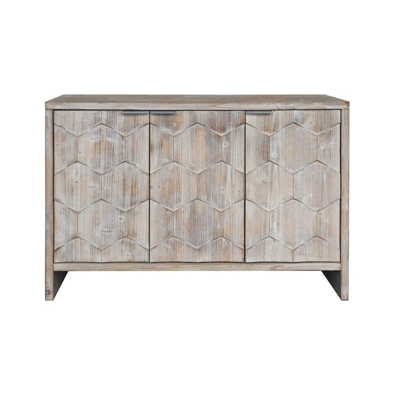 3-Door Wooden Cabinet Sideboard Buffet