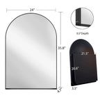 Metal Framed Bathroom Wall Cabinet with Mirror and Adjustable Shelves