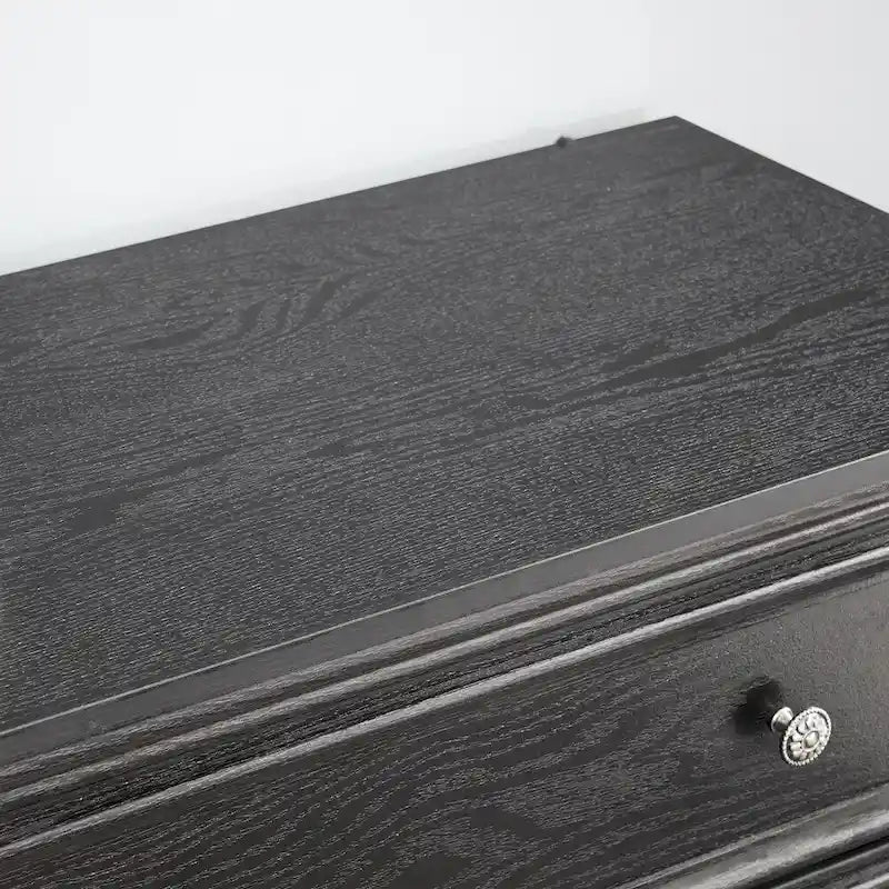 5-Drawer Dresser Cabinet with Metal Handles and Smooth Slide Rails – 31.5"W x 15.75"D x 44.3"H