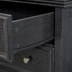 5-Drawer Dresser Cabinet with Metal Handles and Smooth Slide Rails – 31.5"W x 15.75"D x 44.3"H