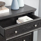 5-Drawer Dresser Cabinet with Metal Handles and Smooth Slide Rails – 31.5"W x 15.75"D x 44.3"H
