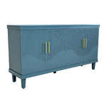 4-Door Cabinet with Adjustable Shelves – 59.84"L x 15.75"W x 32.28"H