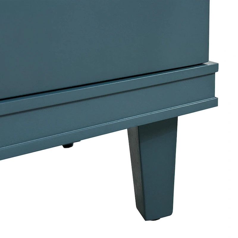 4-Door Cabinet with Adjustable Shelves – 59.84"L x 15.75"W x 32.28"H
