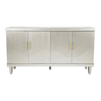 4-Door Cabinet with Adjustable Shelves – 59.84"L x 15.75"W x 32.28"H