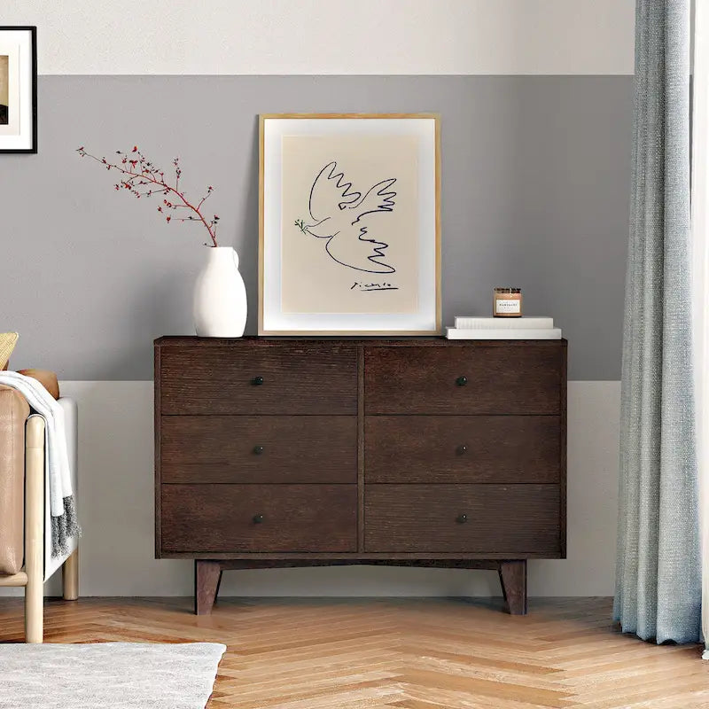 Buffet Server Console Table with Lockers
