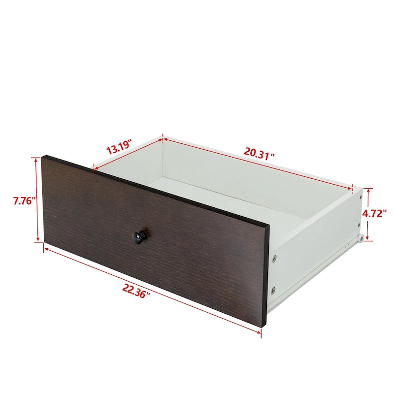 Buffet Server Console Table with Lockers