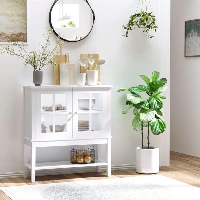 Modern Sideboard Buffet Cabinet - 31.5 L x 11'W x 33 H