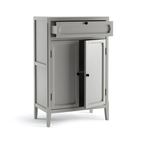 2-Door, 1-Drawer Storage Cabinet - 47.3H x 29.6W x 17.4D