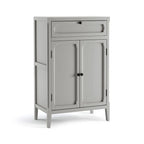 2-Door, 1-Drawer Storage Cabinet - 47.3H x 29.6W x 17.4D