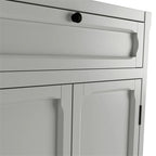 2-Door, 1-Drawer Storage Cabinet - 47.3H x 29.6W x 17.4D
