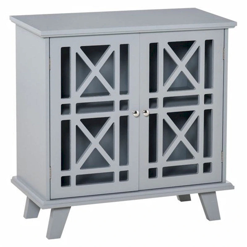 Anti-Toppling Wood Kitchen Storage Cabinet with Doors
