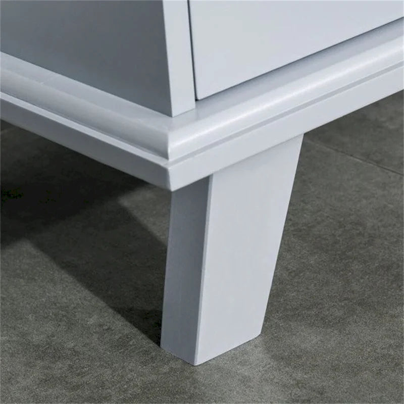 Anti-Toppling Wood Kitchen Storage Cabinet with Doors