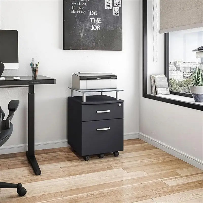 Rolling File Cabinet - 17.5D x 15.75W x 24H