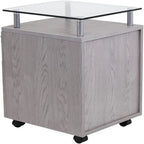 Rolling File Cabinet - 17.5D x 15.75W x 24H