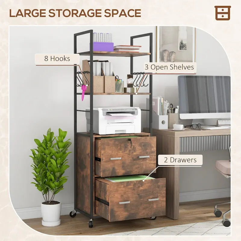 2 Drawer File Cabinet