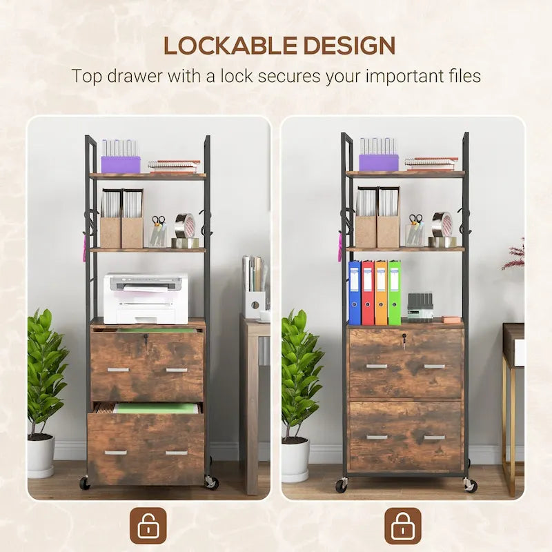 2 Drawer File Cabinet