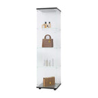 Glass Display Cabinet 4 Shelves with Door