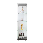 Glass Display Cabinet 4 Shelves with Door