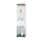 Glass Display Cabinet 4 Shelves with Door