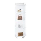 Glass Display Cabinet 4 Shelves with Door