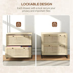 2 Drawer File Cabinet with Lock,Vertical Filing Cabinet with Keys