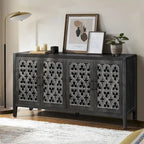 Hollow Four Door Antique Cabinet