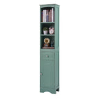 Tall Bathroom Cabinet Freestanding Storage Cabinet with Drawer - 13.4L x 9.1W x 66.9H
