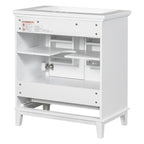 Bathroom Cabinet with Doors and Drawer