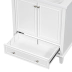 Bathroom Cabinet with Doors and Drawer