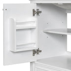 Bathroom Cabinet with Doors and Drawer