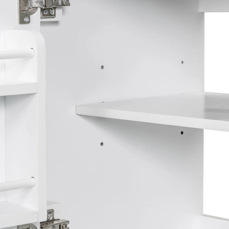 Bathroom Cabinet with Doors and Drawer