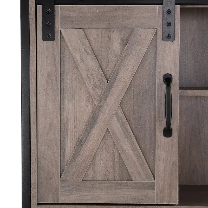 Three-Layer Retro Style MDF Bathroom Cabinet