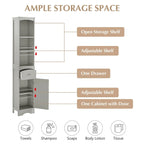 Freestanding Storage Cabinet with Drawer
