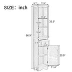 Freestanding Storage Cabinet with Drawer